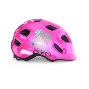 MET Casco Bici Niño - Hooray - black flames glossy