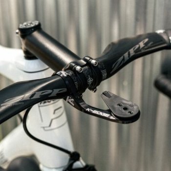 Support d'ordinateur de vélo pour guidon Wahoo Max de K-EDGE - Anodisé noir  - 31,8 mm