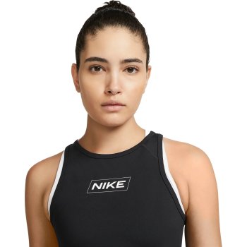 Nike Indy Women's Bra Tank Top - Black/Dark Smoke Grey/White – Gambol