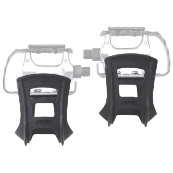 BBB NoseTight M Toe Clips, Silver | Bikeinn