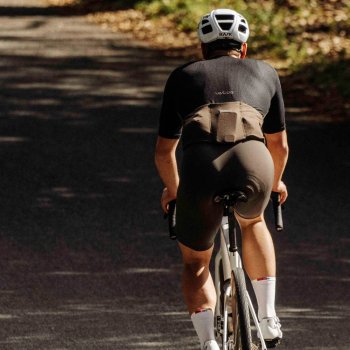 Maillot Cyclisme Velocio Homme - Taille S, Noir Blanc Géométrique, Fermeture éclair Intégrale - Occasion