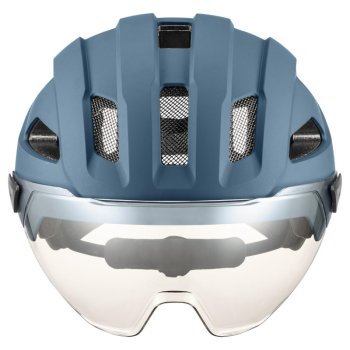 uvex ヘルメット 54-58cm stone blue matt uvex-stride-visor-helmet-stone
