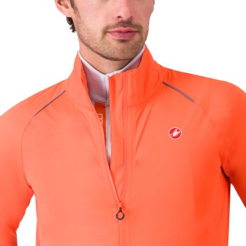Castelli Emergency 3 Rain Jacket Men - brilliant orange 034 | BIKE24