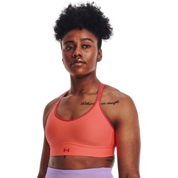 Under Armour INFINITY MID COVERED - Medium support sports bra - black 