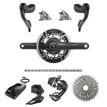 未使用 SRAM RED AXS 48/35T Chain Ring New! 2024 SRAM Red AXS E1 48/35t 12-Speed Direct Mount Bike