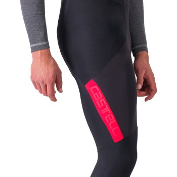 Castelli Sorpasso RoS Bibtights Men - black red 023 | BIKE24