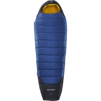 Nordisk Puk -10° Mummy Sleeping Bag - L - True Navy/Mustard Yellow/Black