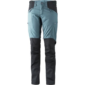 Lundhags Pantalones Senderismo Mujer - Makke - Fjord Blue/Charcoal 72252