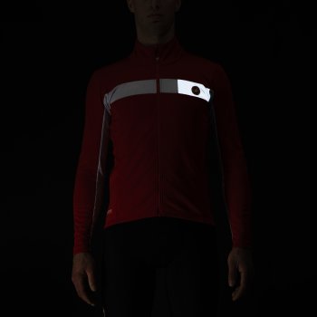 Castelli Mortirolo 6S Jacket Men - red/silver grey-silver