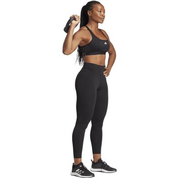adidas Powerreact Training Medium-Support Allover Print Bra (Plus Size) -  Black, women training, adidas US