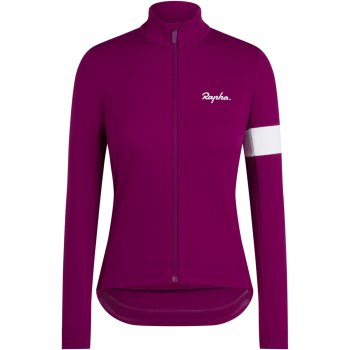 Rapha Core Winter Jacket Women mauve white BIKE24