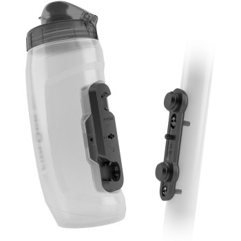 Fidlock Bottle Twist Set 590 ml + Bike Base Mount - clear