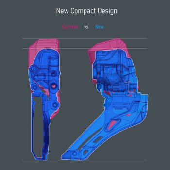 Shimano Dura Ace Di2 FD-R9250 Front Derailleur - 2x12-speed