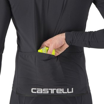 Castelli Squadra Stretch Jacket Men - electric lime/dark grey 383
