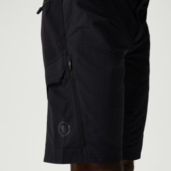 pantaloncini mtb loop baggy short con fondello nero Endura bicicletta