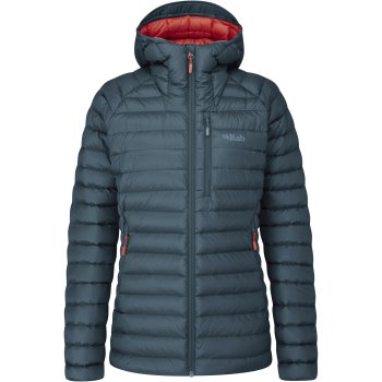 Rab Microlight Alpine Long Down Jacket Women - orion blue