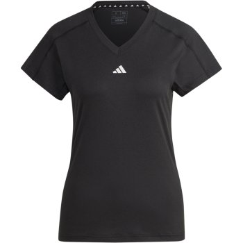adidas AEROREADY Train Essentials Minimal Branding V-Neck T-Shirt Women -  black HN5543