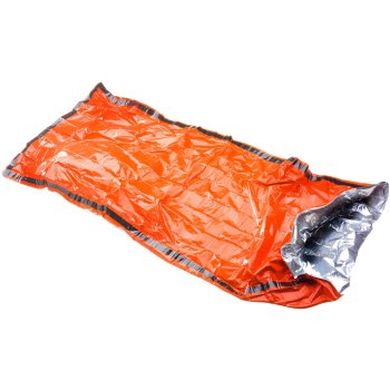 Sac De Couchage D'urgence 2 Pièces - Film PET Argenté 26 Um, Réfléchit 90% Chaleur, Compact, Survie Camping