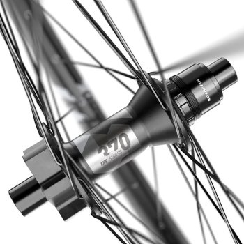Ruota anteriore DT Swiss H 1900 Spline 25 mm Asse passante 110-15 mm