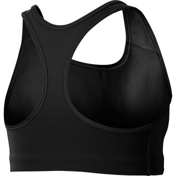 Nike Dri-FIT Swoosh Non Padded Medium Support Sports Bra Women - black/white  BV3630-010