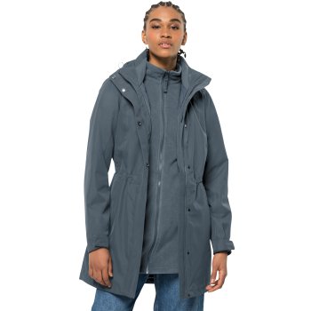 Jack Wolfskin Ottawa Coat Women - slate blue | BIKE24