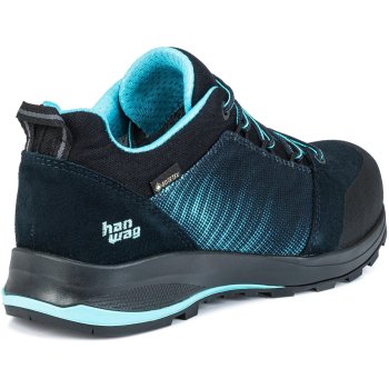 Scarpe Trekking Hanwag Banks Low Bunion LL - Nere, Pelle, Per Alluce Valgo (Nuove In Scatola)