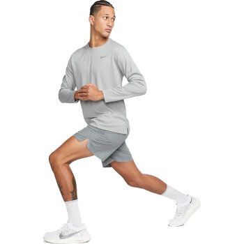 Nike Miler Dri-FIT UV Long-Sleeve Running Top Men - particle grey/grey ...