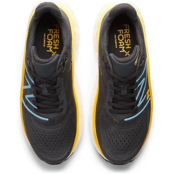 New Balance Fresh Foam X More v4 Running Shoes Men - Black/Coastal Blue