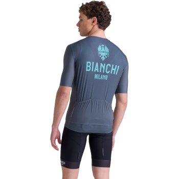 Maillot Cycliste Bianchi Milano Luxe Taille XL - Fabriqué En Italie - Occasion Très Bon état