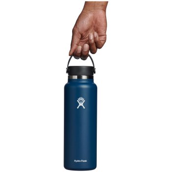 familiar Hydro Flask 水筒1182ml 40oz Hydro Flask 40oz Wide Mouth Insulated Bottle + Flex Cap