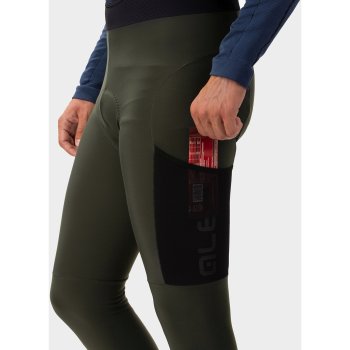 Alé OFF ROAD - GRAVEL Stones Cargo Bibtights Men - forest green | BIKE24