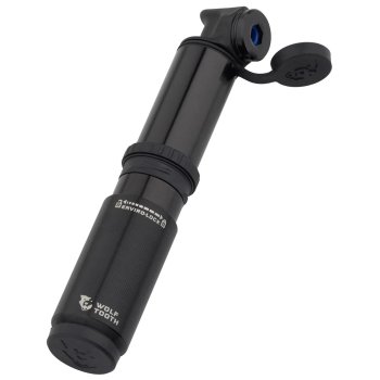Mini Pompe à Vélo Wolf Tooth EnCase 40cc - Aluminium, 70 PSI, Valve Presta, 95g, Montage Cadre Inclus