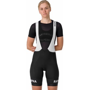 Rapha Pro Team Training Bib Shorts Women - black/white BGT01XX