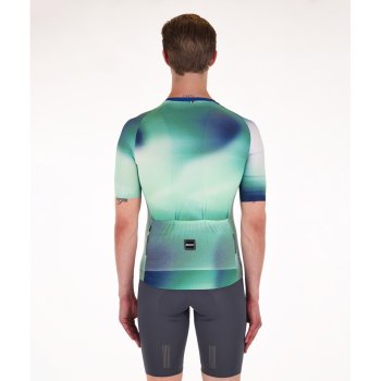 Santini Ombra Eco Micro Short Sleeve Jersey Unisex 4S94275COMBRA - green VE