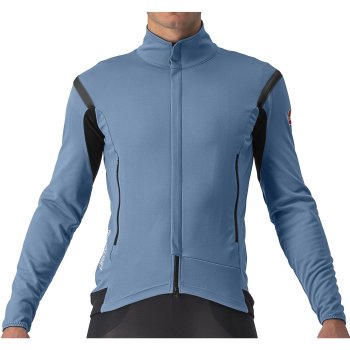 Castelli Perfetto Ros 2 Wind Jersey - Blue L / Blu