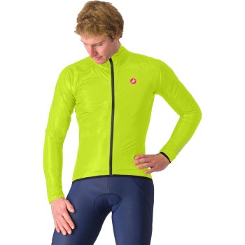 【値下げ中】castelli サイクルジャケット S ブラック/ライム CASTELLI ( カステリ ) 半袖ジャージ VISIBILITY 25 JERSEY