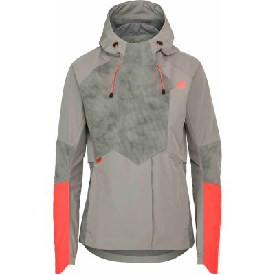 Женская куртка-дождевик AGU Commuter Tech - hi-vis red/reflection grey, светоотражающая