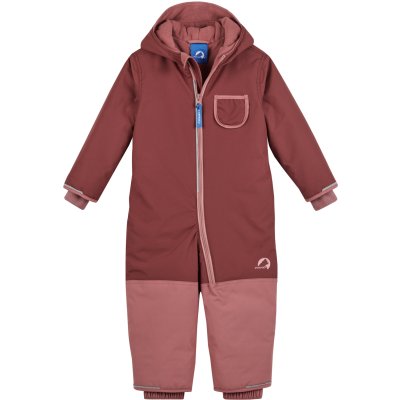 Детский комбинезон Finkid PIKKU WINTER SPORT - клюквенно-кедровый красный