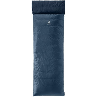 Пуховый спальный мешок Deuter Astro 500 SQ -1C/30F на молнии справа | морской цвет-темно-синий