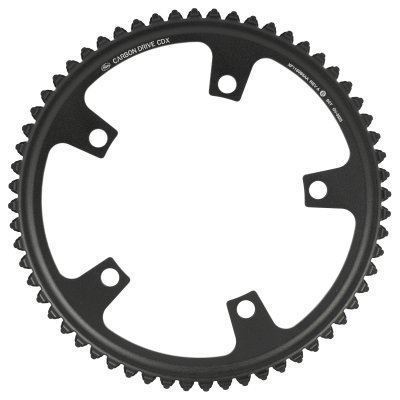 Звездочка Gates Carbon Drive CDX Fin Line - 5x BCD 130 - 60 T черная