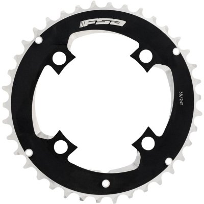 Модульная форсажная камера FSA с 2-мя наружными кольцами MTB, 4 рычага, 96 мм, 10/11 скоростей, MY2017, 38 зубьев, для 38/28 тонн, черный