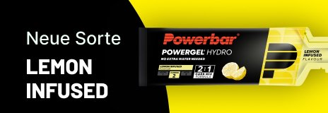 Powerbar Powergel Hydro - Lemon Infused - Neue Sorte - Ohne Koffein