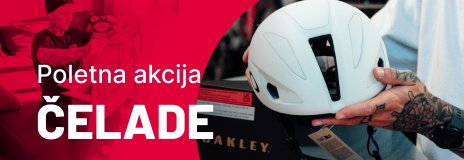 Kolesarske čelade v poletna akcija