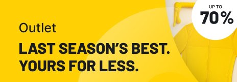 Outlet - Last Season’s Best. Yours For Less.