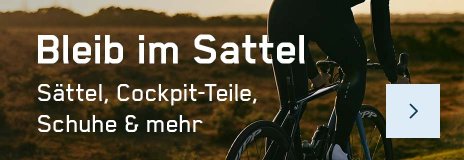 Finde die perfekte Sitzhaltung mit ergonomischen Sätteln und Cockpit-Teilen