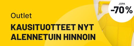 Outlet - Kausituotteet nyt alennetuin hinnoin