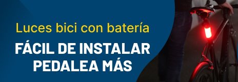 Luces bici von batería - Fácil de instalar pedalea más