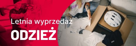Letnia wyprzedaż odzieży rowerowa