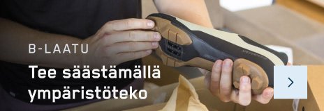 B-laatu - tee säästämällä 