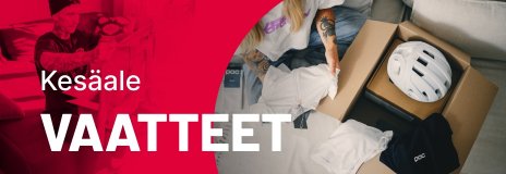 Pyöräilyvaatteet kesän alennuksessa
